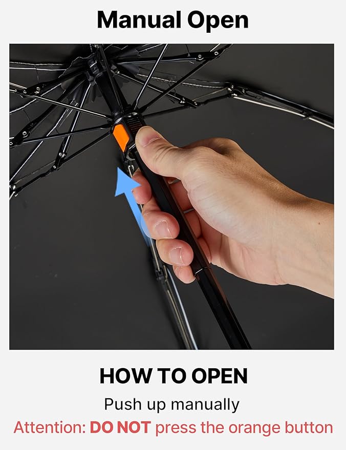 G4Free 46 Inch Mini Lightweight Travel Umbrella, Portable Super Slim Pocket Umbrella, Extendable Built-in Handle, UPF 50+ UV Protection, Compact size for Backpack & Purse
