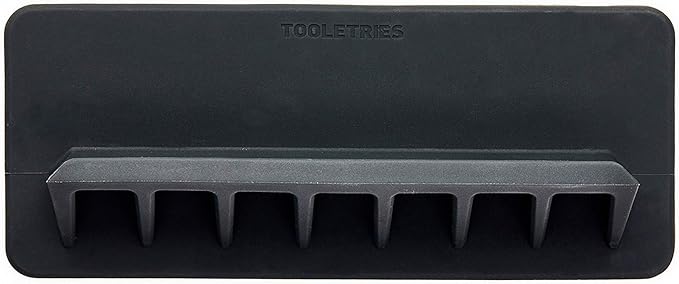 TOOLETRIES The Jack Shower Phone Holder, Wall Mounted Bathroom Phone Holder for Shower, Mirror & Tile, Reusable Silicone Mount for Smartphones & Tablets – Charcoal