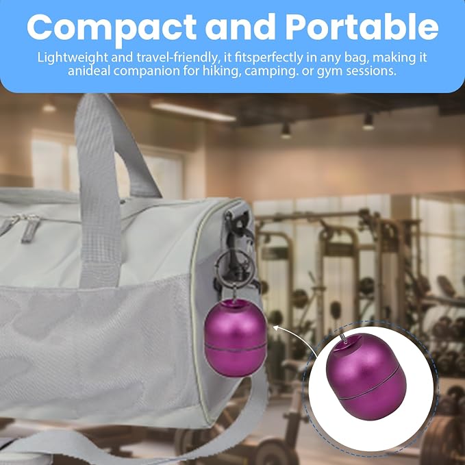 Jewelry Storage Box Case Gym Storage Jewelry Storage Box Case, Ring Organizer Container with Protective Sponge,Jewelry Care Protective Ring Holder with Keychain (1-Tier Plum)