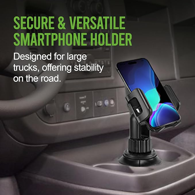 Cellet Car Phone Holder Mount, Car Cup Phone Holder Mount, Compatible with Apple iPhones, Samsung Galaxy, Motorola Moto Google Pixel Smartphones (Fits for Tesla Model 3 Y S X) 6.5-Inch