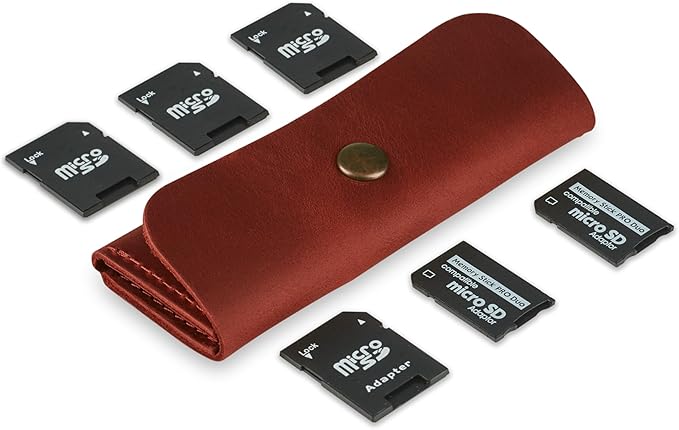 Leather SD Card case