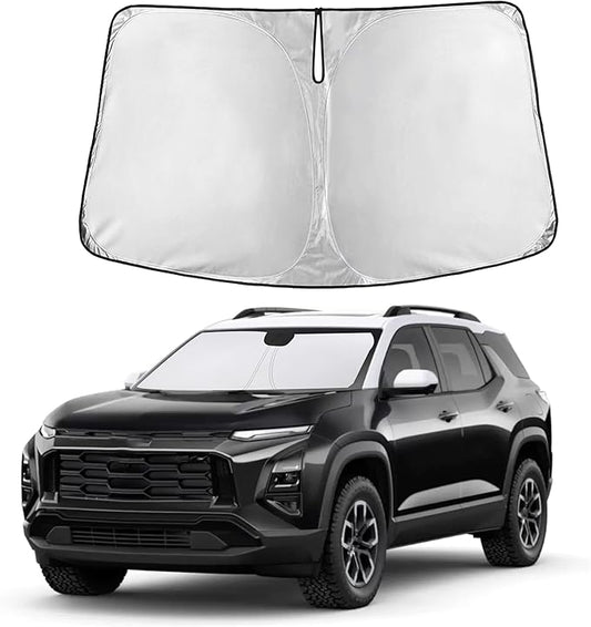 Autovir Windshield Sun Shade Fit for 2024 2025 2026 Chevrolet Equinox Ev Sunshade, Front Car Window Shades Sun Visor, Blocks UV Rays & Heat, Car Accessories