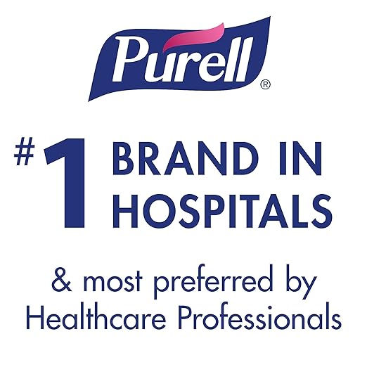PURELL ES1 Hand Sanitizer Dispenser Starter Kit, Push-Style Dispenser with PURELL Advanced Hand Sanitizer Gel, 450 mL Refill (Pack of 1) - 4424-D6