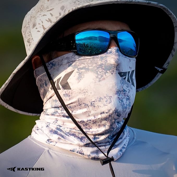 KastKing Sol Armis Neck Gaiter - UPF 50 Face Mask - UV Sun Protection Mask for Men & Women, Fishing, Hiking