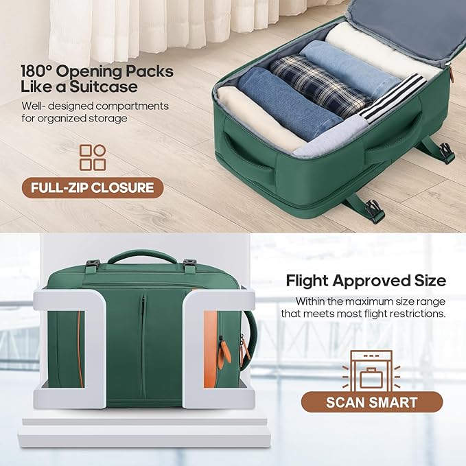 7 Piece Luggage Sets with Premium YKK Zipper, 20/24/28in PC Hardside Suitcase With Spinner Wheels, Luggage Airline Approved, Durable Suitcase Sets with TSA Locks for Travel