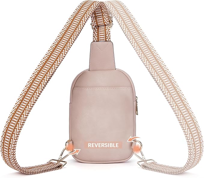 BOSTANTEN Sling Bag Crossbody Bags for Women Trendy Crossbody Purse Leather Chest Bag