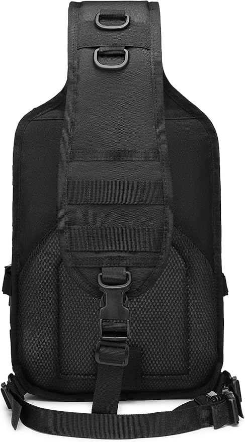 Tactical Sling Pack Big Crossbody Backpack Over Shoulder Bag Military for Men Hiking Outdoor Sport Gym