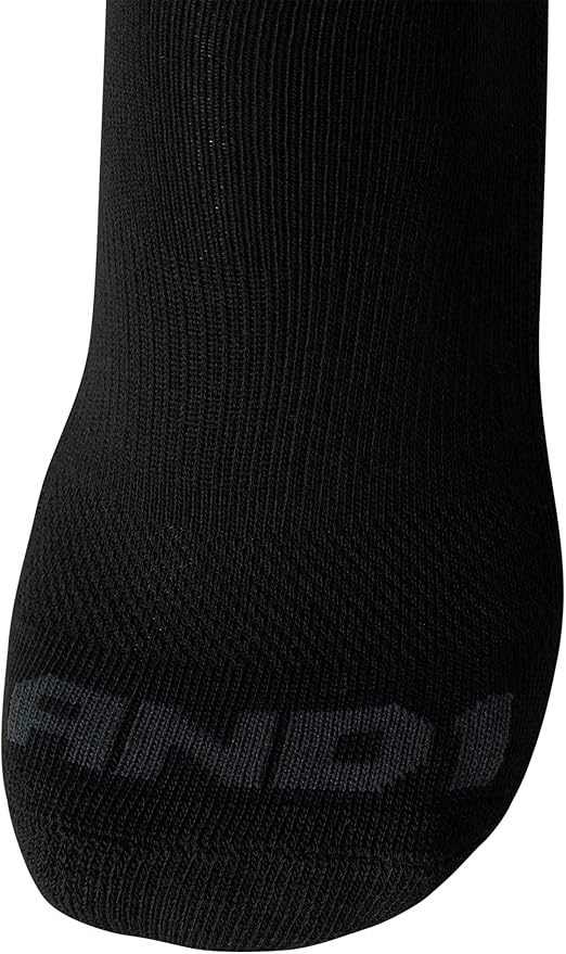AND1 Mens No Show Socks - 12 Pack Performance Stretch Athletic Compression Socks for Men - Sports Low Cut Socks (6-12.5)