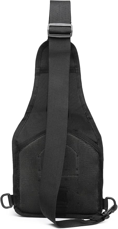 Small Tactical Sling Bag for Men with Holster Military EDC Shoulder Bag CCW Crossbody Bag 7 Liters