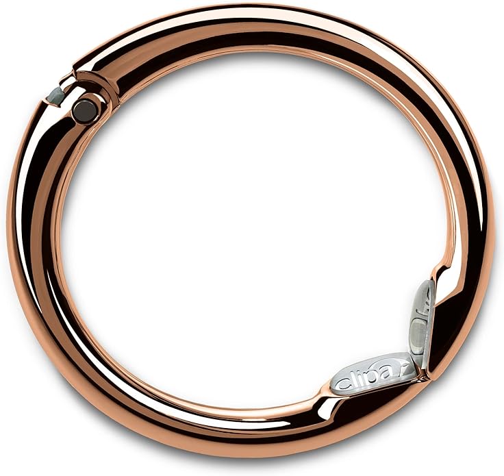 Clipa Bag Hanger - The Ring that Opens Into a Hook, Closes Automatically | Hangs Almost Anywhere in Just 1/2" of Space | Holds 33 lbs | 9 Styles | 3 yr Warranty