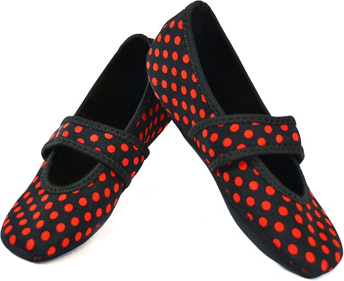 Nufoot Betsy Lou Women's Slippers, Foldable, Flexible Flats, Slipper Socks, Travel Slippers, Exercise Shoe, Dance Shoe, Yoga Socks, House Shoes, Indoor Shoes