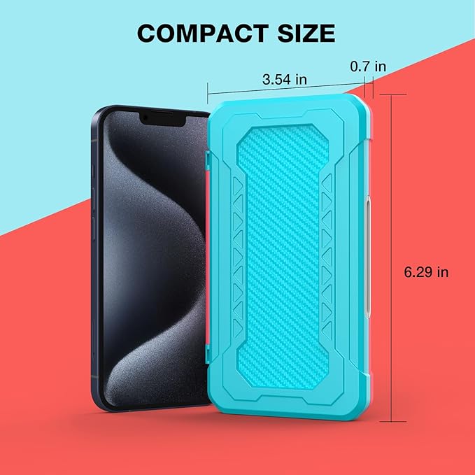 HEIYING Switch Game Case for Nintendo Switch/Lite/OLED, Memory Games Holder Case with 24 Game Card Slots and 24 Micro SD Cards Slots