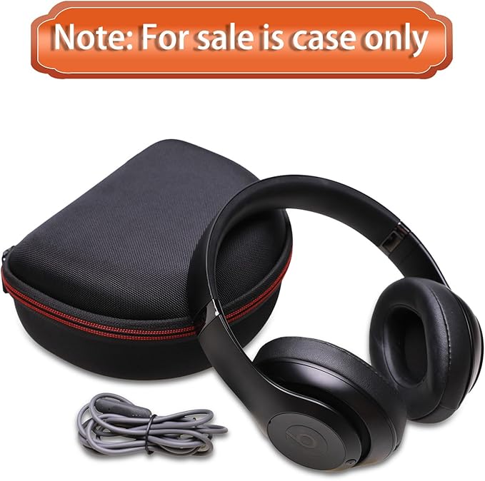 Headphone Case Compatible with Beats Studio Pro/Solo 4 / Studio 3 / Solo 3 / Picun B8 / BERIBES/JLab JBuds Lux ANC Wireless Bluetooth Noise Cancelling Headphones, Brown(Case Only)