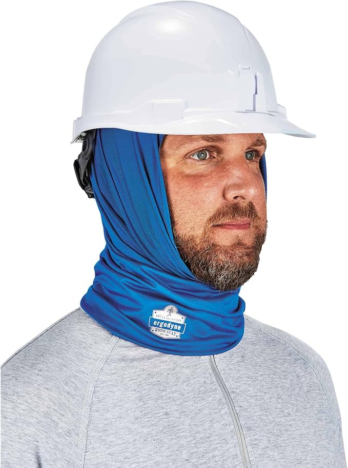 Ergodyne Chill-Its 6487 Cooling Neck Gaiter, Multiple Ways to Wear Headband or Face Mask