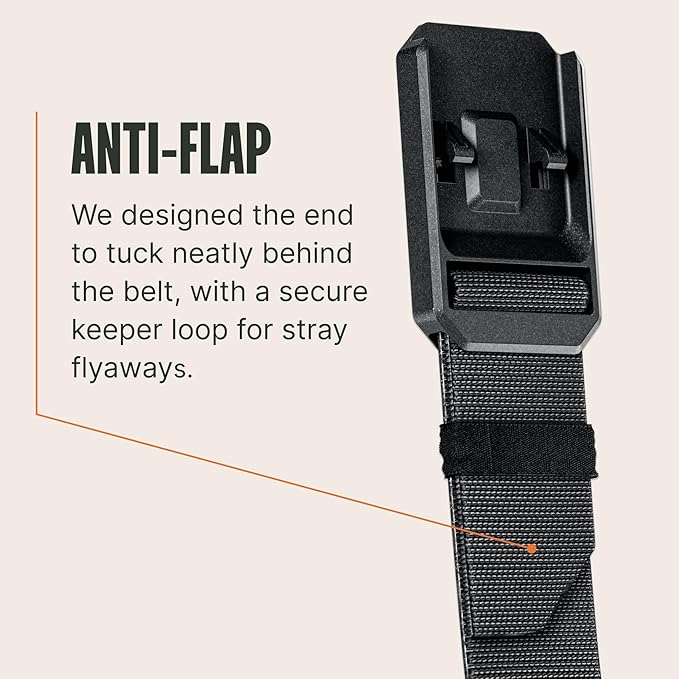 Groove Life Groove Belt OG - Men's Work Belt - Stretch Nylon, Magnetic Buckle, Adjustable, Comfortable, Tactical, EDC