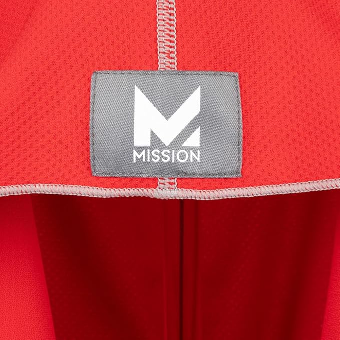 MISSION Cooling Hoodie Towel, Evaporative Cool Technology, Cools Instantly When Wet, UPF 50 Sun Protection, Contours Your Head to Stay in Place, Great for Sports, Fitness, Gym