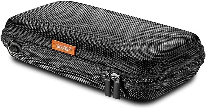 Portable Protection Hard EVA Case for External Battery, Cell Phone, GPS, Hard Drive, USB/Charging Cable, Small Carrying Bag Mesh Inner Pocket, Zipper Enclosure, Universal Travel Pouch Bag