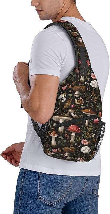 Sling Backpack Unisex Crossbody Chest Bag Shoulder Chest Bag For Women Men Hiking Travel