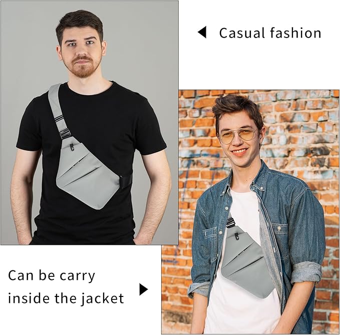 OSOCE Sling Bag for men, Anti Theft Crossbody bags for women | Water Resistant