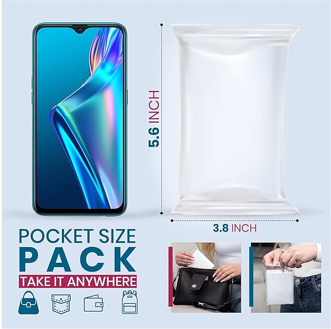 Noe & Malu 20-Pack Emergency Disposable Rain Ponchos for Adults – 100% Waterproof with Hood | Clear Lightweight Unisex Raincoats for Camping, Hiking & Travel