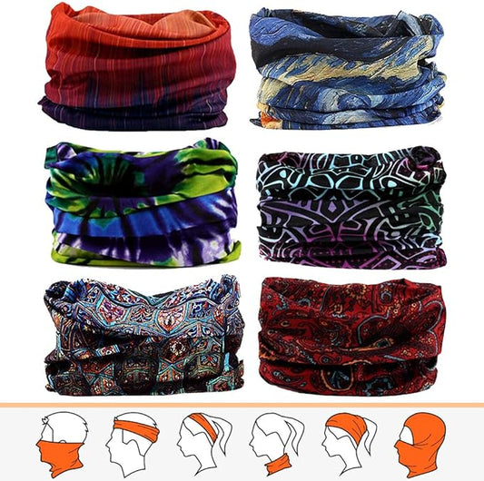JOEYOUNG Headwear, Bandana, Neck Gaiter Head Wrap Headband Balaclava Magic Scarf