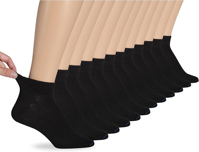 Dr. Scholl's Women's Diabetes & Circulator Socks - 4, 6, & 12 Pair Packs - Non-Binding Moisture Management