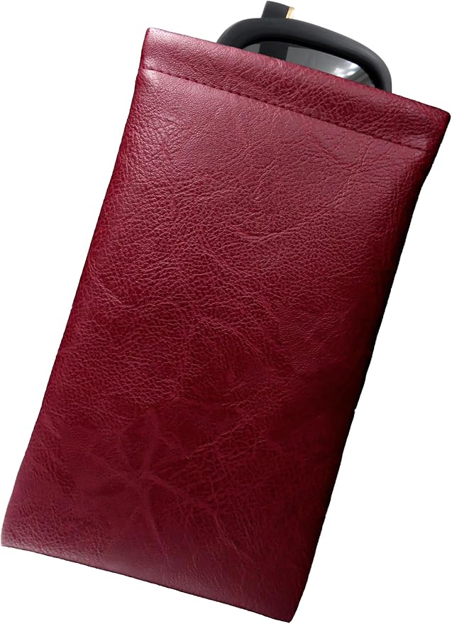 Soft Sunglasses case | Large Glasses Case Holder - Eyeglass Pouch Squeeze Top | Glasses pouch Lightweight Extra Layers