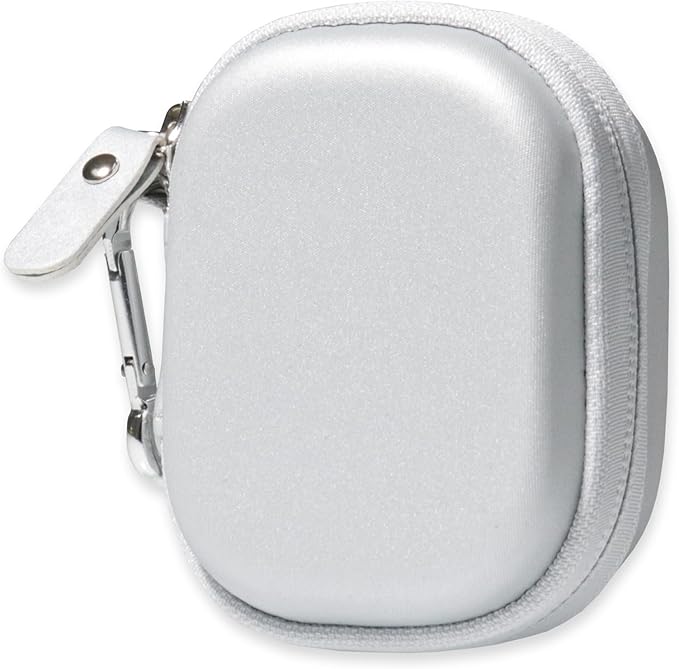 Case for TAGRY X08 Bluetooth Headphones True Wireless Earbuds 60H, mesh Pocket for Charge Cable (White)