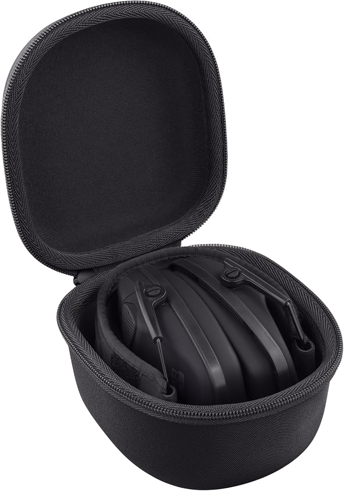 Storage Case Compatible with Walkers Razor Slim/Howard Leight Honeywell Impact Sport Electronic Ear Protection Muffs