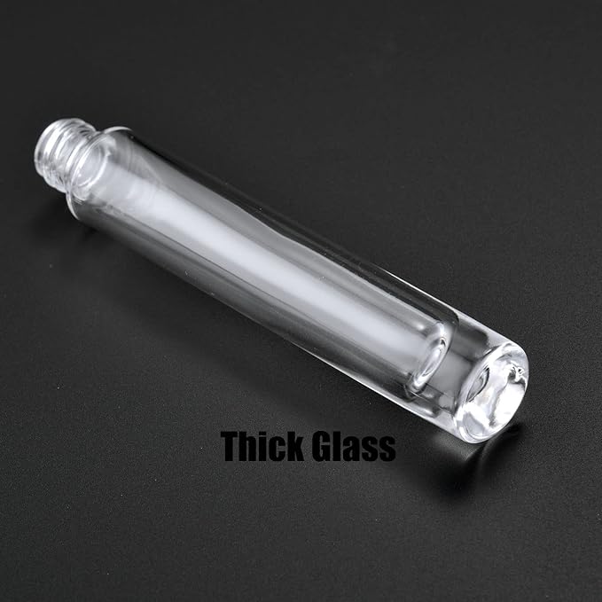 10ml Glass Spray Bottle, Thick Glass Atomizer, Perfume Decanter Kit, Small Travel Perfume Atomizer Bottle Refillable (8PCS, Gold)