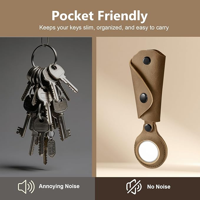Key Organizer for Men Compact Key Holder Minimalist Key Case Metal Key Chain Key Holder for Keychain Secures 2-5 Keys