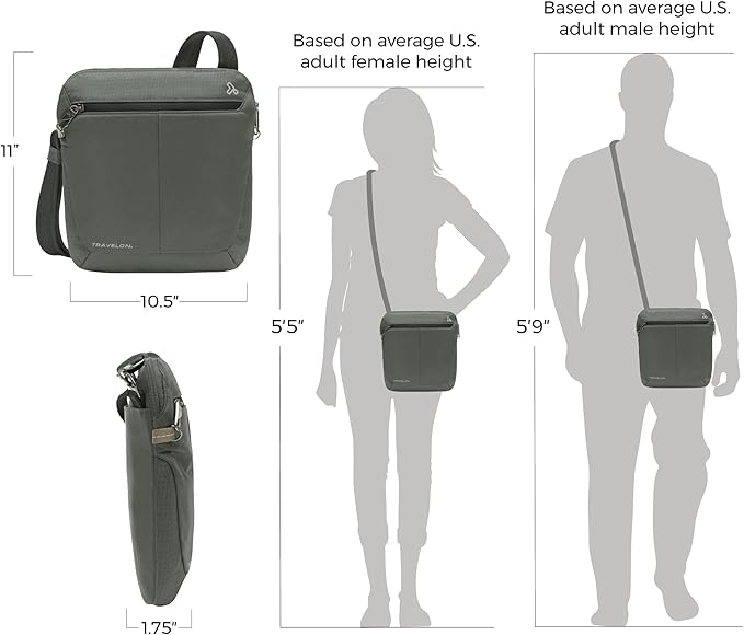 Travelon Anti-Theft Active Small Crossbody