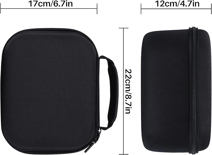 Lebakort Storage Case Compatible with Walker's Razor Slim Electronic Earmuff Walker's Walkie Talkie/PROHEAR 066 030 / Howard Leight Honeywell Impact Sport Electronic Muffs(Case Only)