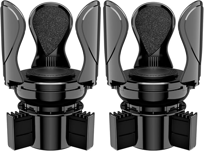 Car Cup Holder Expander, Cup Holder Extender Adapter with Expandable Arm and Adjustable Base, Compatible with Yeti Ramblers, Hydro Flasks, Stanley, Owala Most Coffee Mugs Bottles & Cups (CUP-2pack)