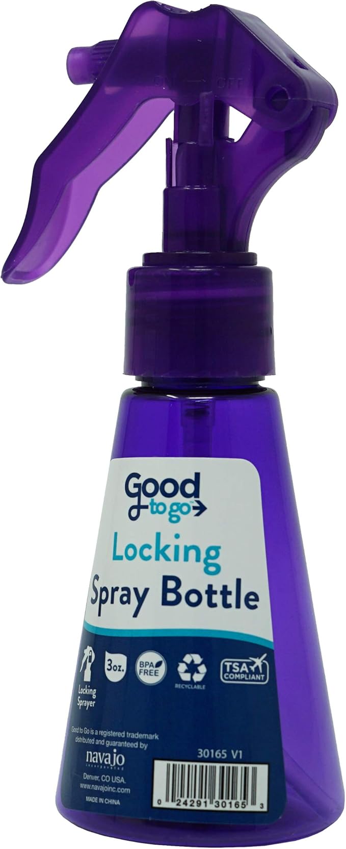 Handy Solutions Good To Go Locking Spray Bottle, 3 Ounce (Pack of 4)