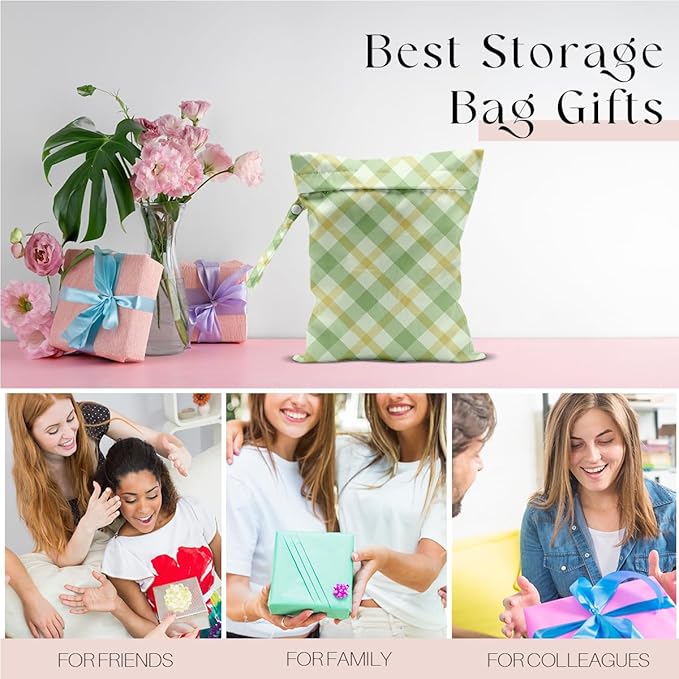 Wet Bag Wet Dry Bag for Swimsuit Travel Beach Pool Stroller Diapers Dirty Yoga Gym Clothes Waterproof Reusable