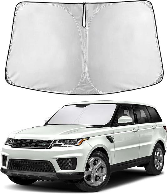 Autovir Windshield Sun Shade Fit for 2013-2019 2020 2021 Land Rover Range Rover Sunshade, Front Car Window Shades Sun Visor, Blocks UV Rays & Heat, Car Accessories