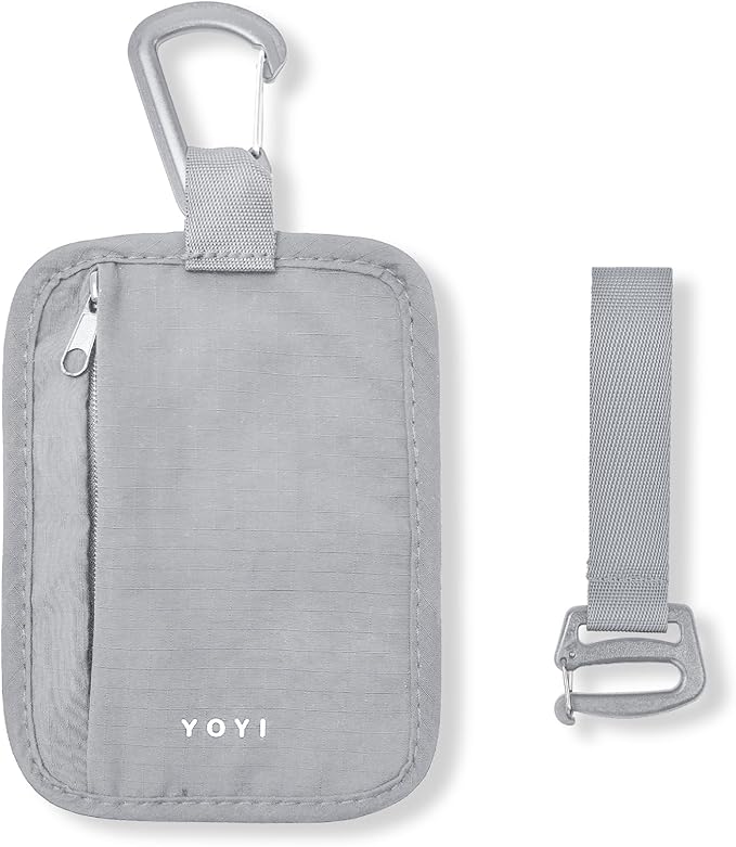 YOYI YOYI Hidden Travel Wallet with RFID Blocking – Clip Stash Pouch, Water-Repellent Breathable Quick-Dry Travel Wallet with Dual Carry Options