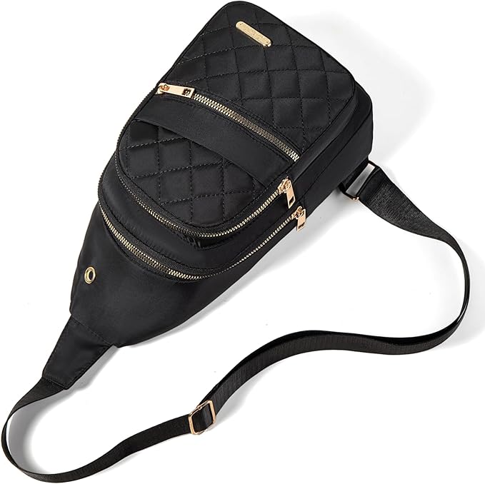 Banelu Small Sling Bag Crossbody Sling Backpack for Women Trendy, Small Crossbody Purse Cross Body Bag for Hiking Traveling