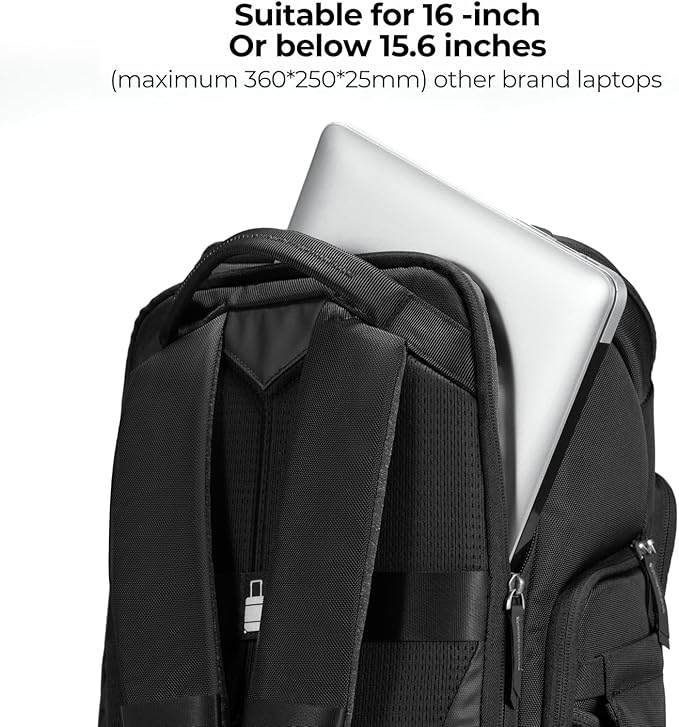 K&F CONCEPT Professional Camera Backpack, Large Photography Backpack Expandable to 25L, Quick Access&Water Resistant Camera bags with Rain Cover&Tripod Holder for Canon/Nikon/Sony/DJI/DSLR Mirrorless