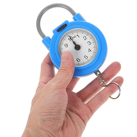 LIFKOME Mini Portable Digital Hanging Scale with Hook, High Accuracy Electronic Handheld Fish and Luggage Weight Scale for Travel and Home Use, Blue