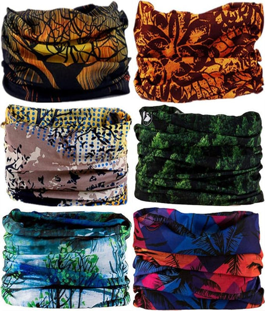 VANCROWN Headband Neck Gaiter Head Wrap Headwear Face Mask Magic Scarf Bandana for Men and Women