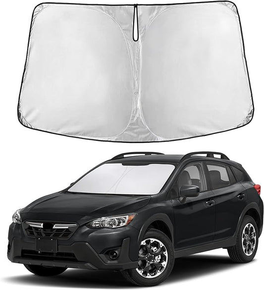Autovir Windshield Sun Shade Fit for 2018-2024 2025 2026 Subaru Crosstrek Sunshade, Front Car Window Shades Sun Visor, Blocks UV Rays & Heat, Car Accessories