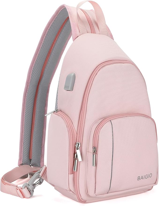 BAIGIO Camera Sling Bag Small Camera Backpack for Photographers,Waterproof Camera Crossbody Bag Travel Caemra Backpack for DSLR SLR Mirrorless Camera