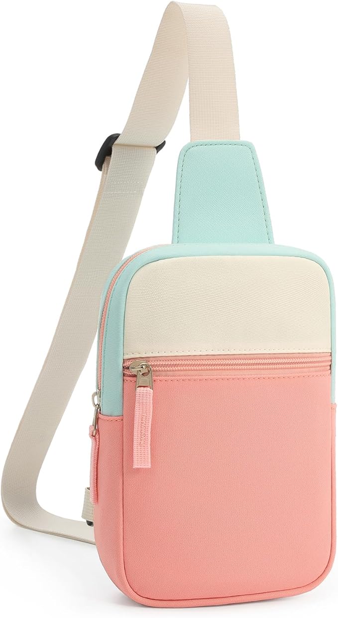 Birthday Gifts for 8 9 10 11 12 Year Old Teens Girls Kids, Fanny Pack Crossbody Bag Sling Belt Bags Purse, Dorm Travel Essentials for Girls Fashion, Preppy Tween Teen Girl Gift Trendy Stuff