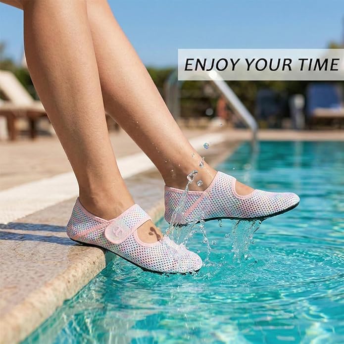 Water Shoes for Women Men Barefoot Beach Swim Aqua Socks Summer Wide Slides Sandals Quick Dry Pool River Sea Sock Shoes