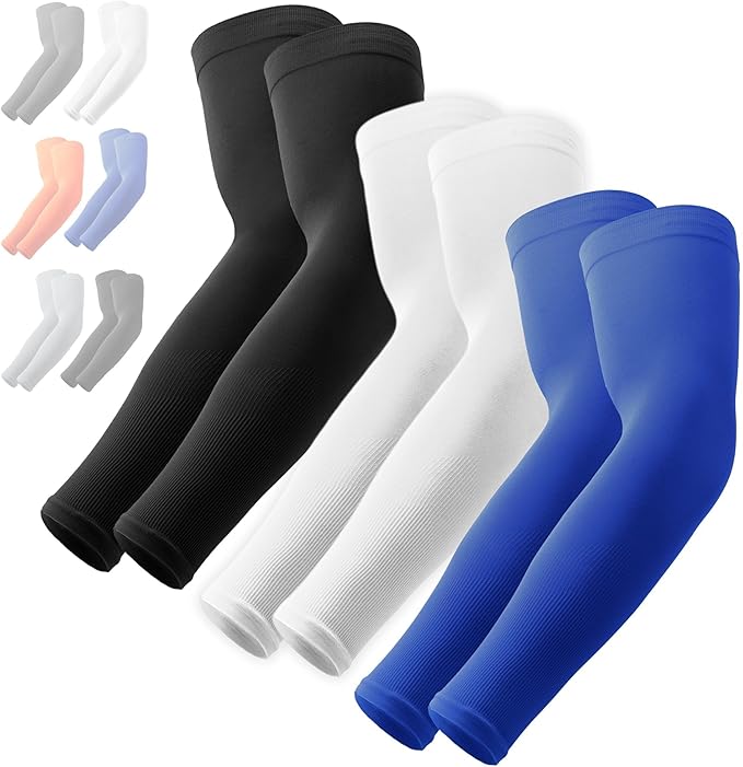 OutdoorEssentials UV Sun Sleeves for Men & Women, Cooling Arm Sleeves UPF 50+ | Golf, Tattoo Cover Up, Sun Protection