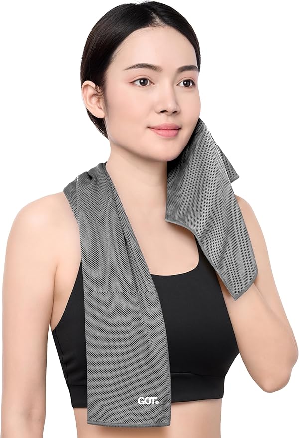 GOT Sports Cooling Towel (40" x 12") – Instant Cooling Neck & Face Wrap, Sweat Towel for Gym, Workout, Running & Extreme Heat