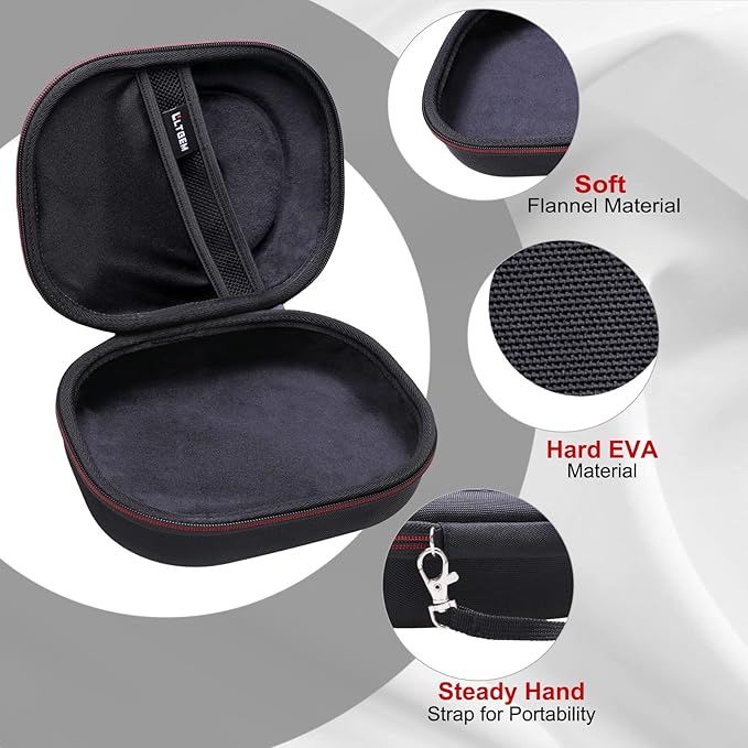 LTGEM Case Compatible with JBL Tune 770NC / 510BT / 720BT / 520BT / 520C / 670NC, for JBL Live 770NC / 670NC / 680NC / 780NC Headphones, Black