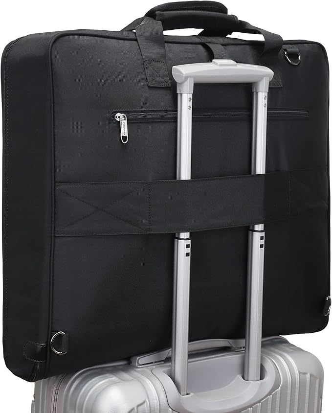 Modoker Carry On Garment Bags for Travel Hanging Clothes Suit Bag Luggage Organizer, Foldable Suit Carrier Gift for Men Women